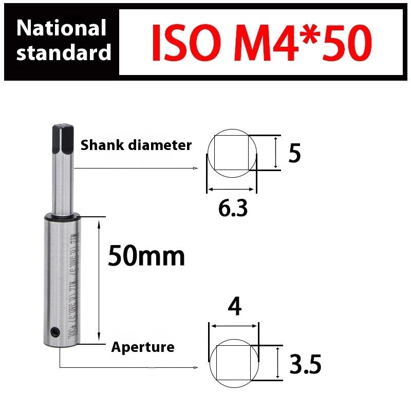 2090-Tapping extension rod Tapping extension rod Tapping extension rod Tapping national standard Japanese standard M3 M4M5M68 adapter deep hole tapping Shandong Denso Pricision Tools Co.,Ltd.